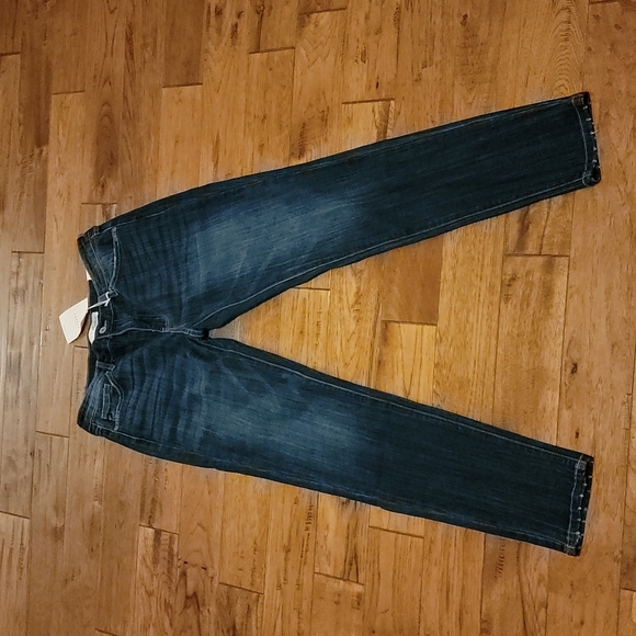 Kancan Mid Rise Super Skinny 13/30 no distressing NWT - Picture 2 of 5